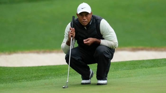 Tiger Woods at the 2023 Masters.